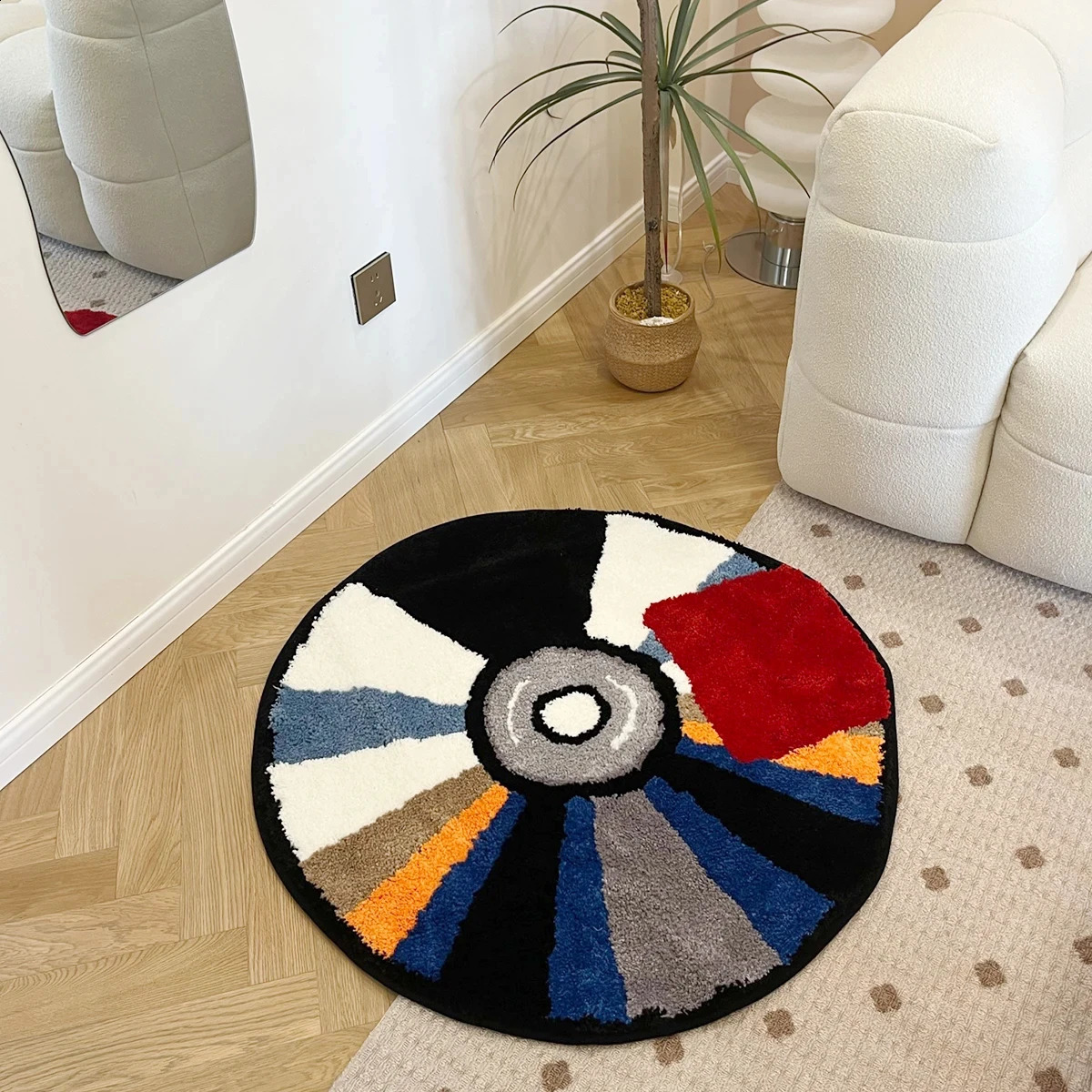 CD Custom Handmade Tufted Rug Antislip House Decoration Kid Room Living Room Art Tufted Rug Funny Bedroom Cute Fun Bath Mat 240815