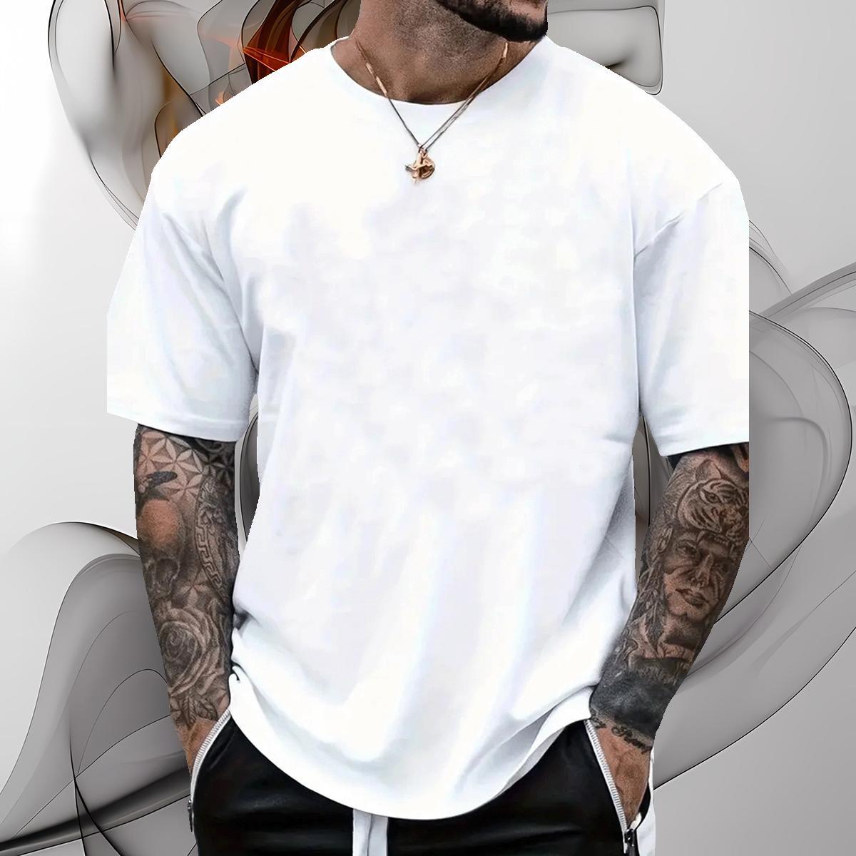 Free Shipping Man T Shirts dog Breathable Soft High Street Hip Hop Anime 230g Pure Cotton Men Tees 2024 Summer Tshirts