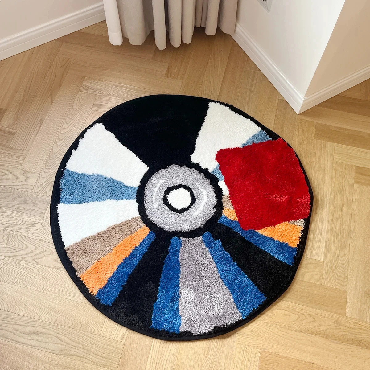 CD Custom Handmade Tufted Rug Antislip House Decoration Kid Room Living Room Art Tufted Rug Funny Bedroom Cute Fun Bath Mat 240815