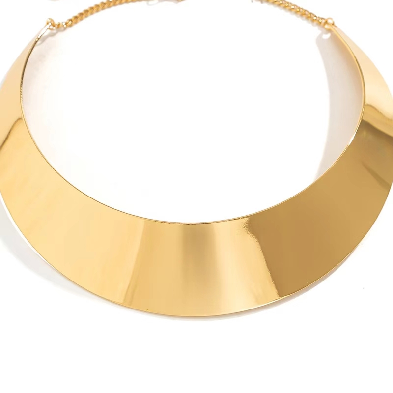 Stylish Elegant Tempered Metal Necklace Trendy European American Hip-Hop Jewelry