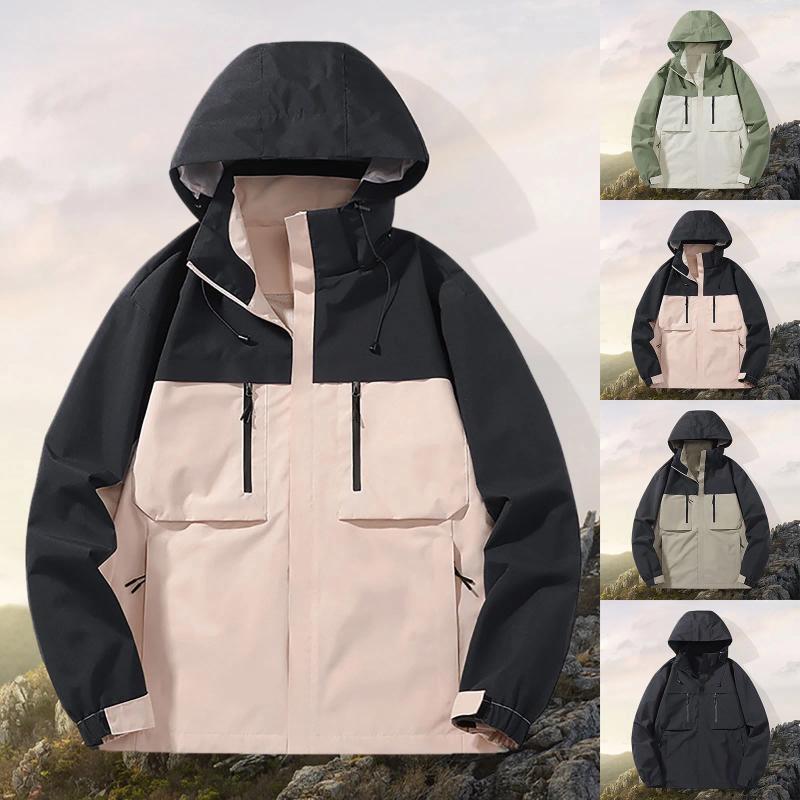 Mens Jackets Korean Waterproof Hiking For Men And Women Sun Protection Windbreaker Camping Climbing Rain Coat Unisex Portable Clothes