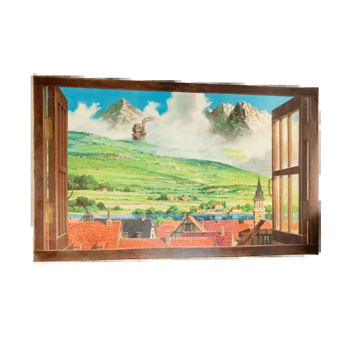 Fairy Tale Small Fresh Window Hanging Cloth Bedroom Dormitory Decoration Hanging Painting Tapestry Background Cloth Tablecloth Y240816