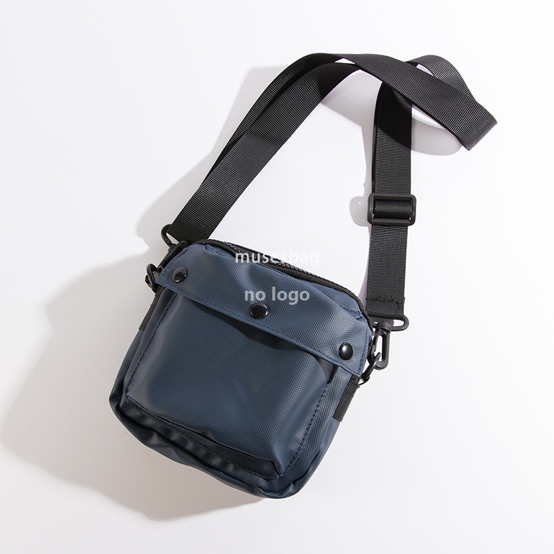 Japanese fashion brand small square bag men's waterproof casual small body bag personality fashion tooling mobile phone bag ins crossbody bag