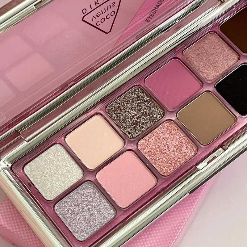 Eyeshadow Palette Matte Shimmer Glitter Eye Shadow Make Up Palette Neutral Pigmented Shimmer Shades Travel Size Eye Shadow 2024W241212
