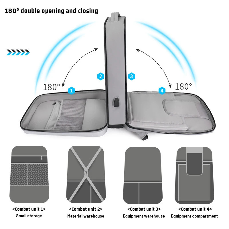 Travel Backpacks For Men 173Inch Business Backpack Plastic Waterproof Esports Students Work Hard Shell Computer Bag 240815