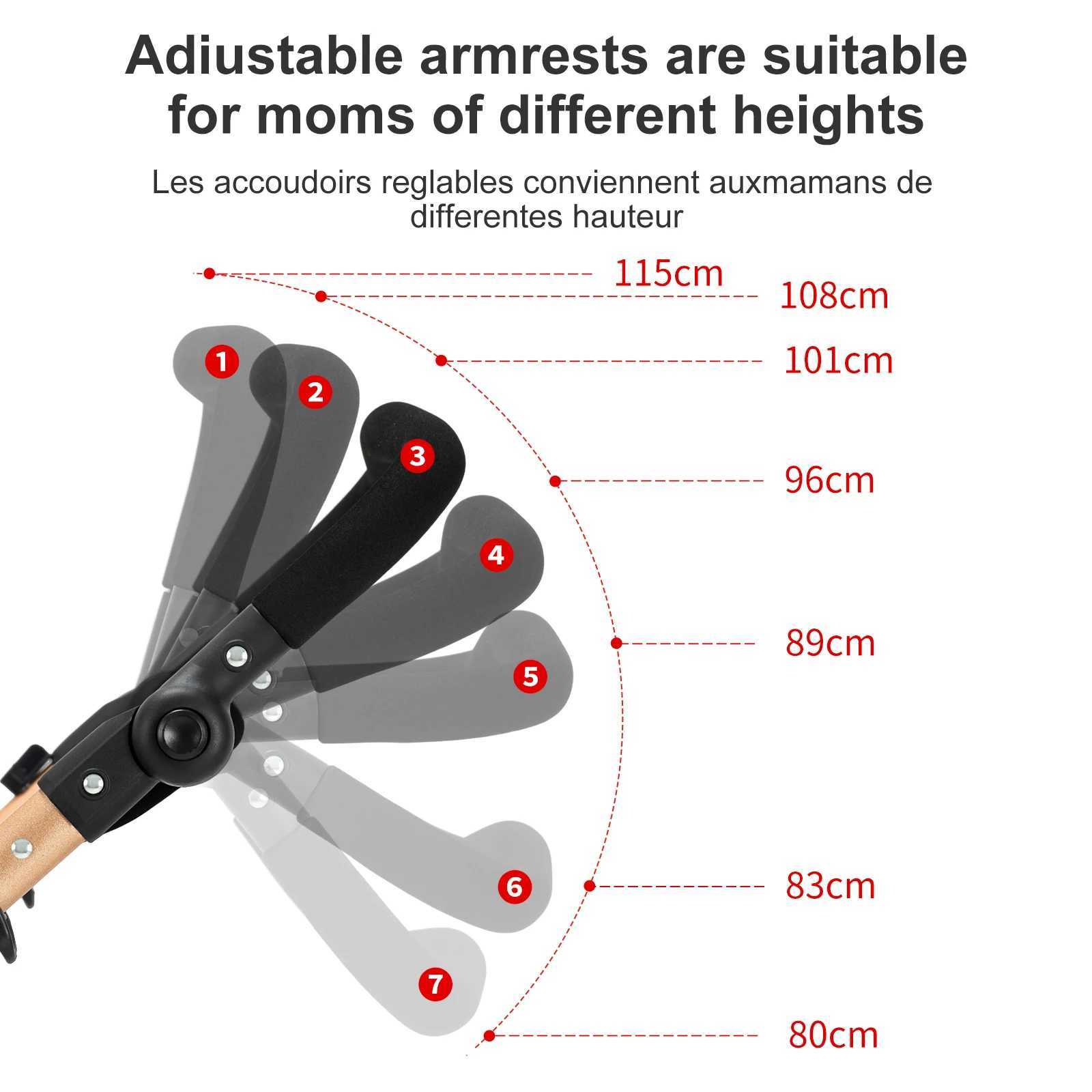 Compact Baby Stroller 4 in 1 with ISOFIX Baby Travel System Multifunctional Baby Pram for Toddlers Buggy Travel Pram Baby ItemsXJ250623