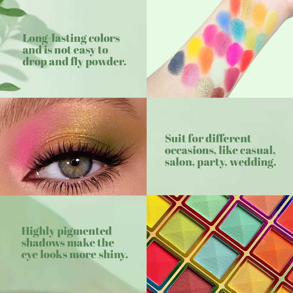 117 Color eye shadow Palette Color Folding Style Makeup Palette Glass Shiny Finish Makeup Gifts Cosmetics Charming EyesW241212