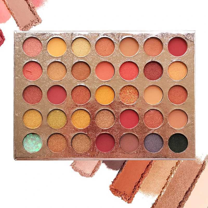 35 Colors Eyeshadow Palette Make-up for Women Korean Cheap Waterproof Professional Rare Beauty Daily Party Christmas GiftCL240812