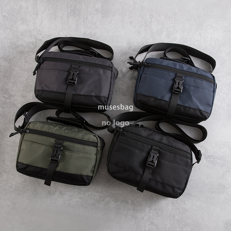 Men's single shoulder charter can wind casual crossbody bag trend simple matching small square bag camera bag tooling messenger bag