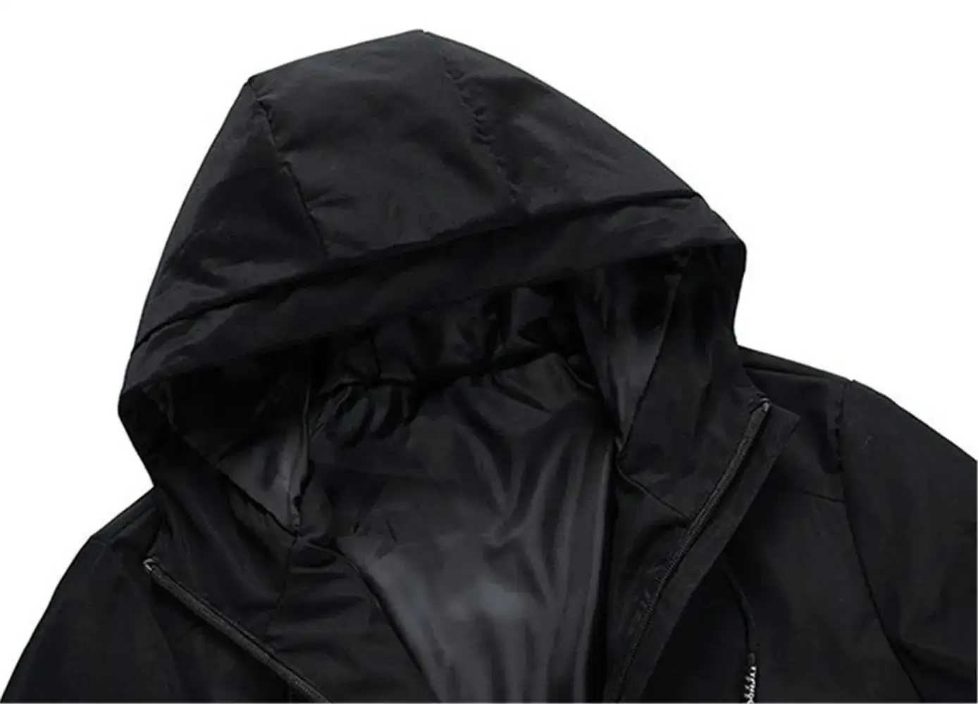 New autumn and winter mens casual comfortable thin polyester spring and summer sunscreen windproof casual sports hooded jacket W250103