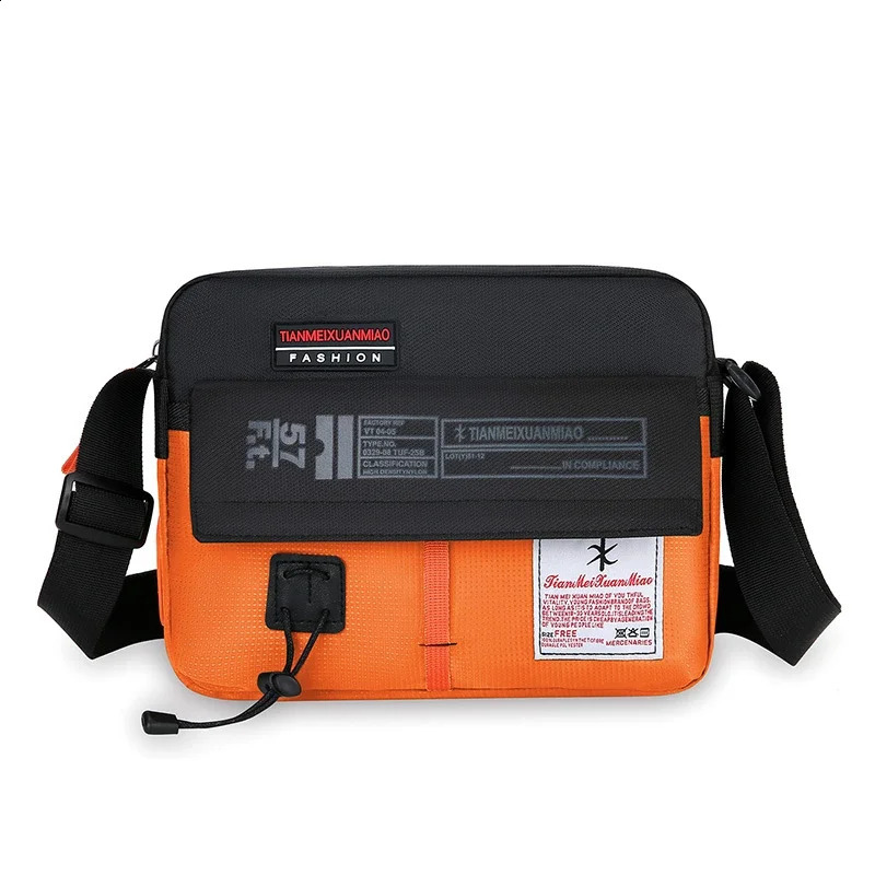 The Single Shoulder Bag Outside Casual Crossbody Fashion Hand Nylon Color for Men and Women 240815