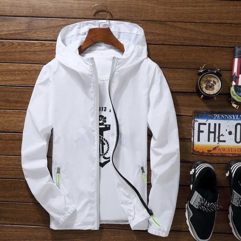 2021 Ultra light mens summer hooded jacket thin windproof foreskin coat sun protection beach casual jacketW240715461 1