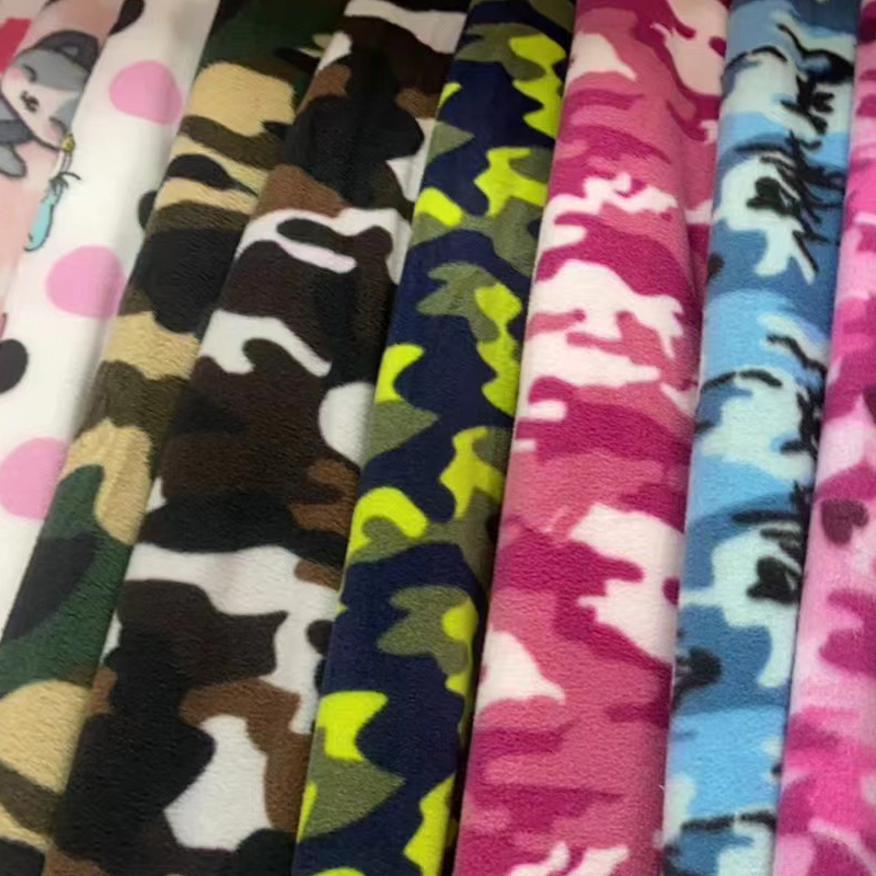factory direct supply double-sided velvet knitted fabric printed fabric clothing fabric home textile fabrics