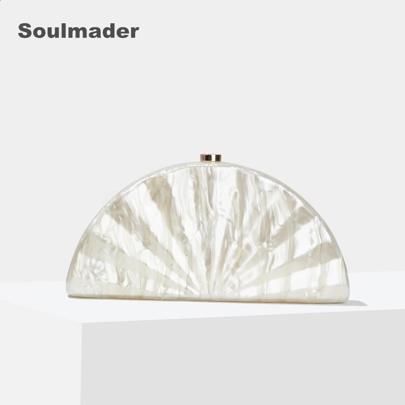 Shell Clutch Bag ivory color women evening party cute shell purse handbag wholesale 240815 cde3 4