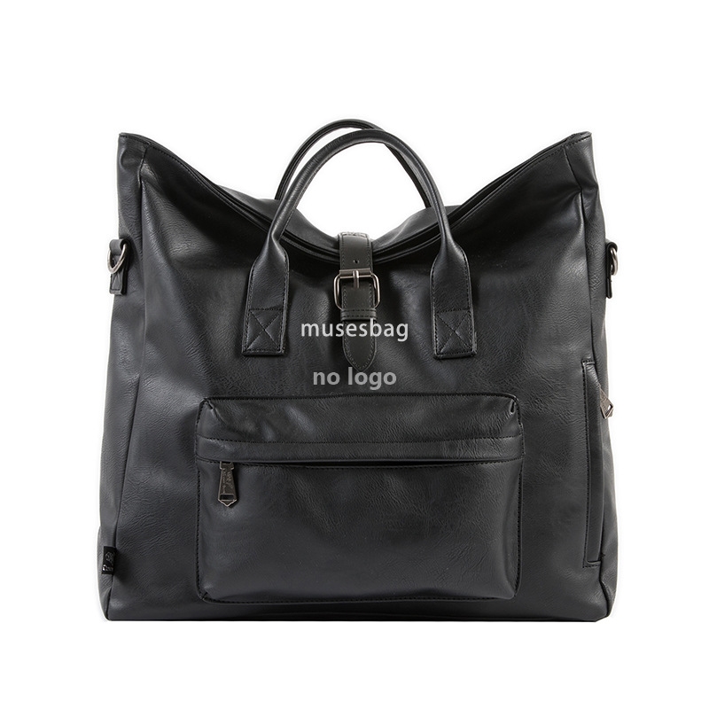 Korean multi-functional PU leather men's bag fashion personality messenger bag large capacity hand crossbody bag casual single shoulder bag tide