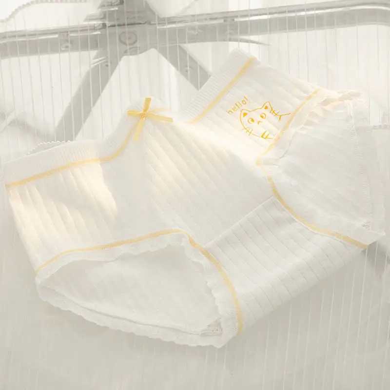 5 pieces of cotton antibacterial underwear for teenagers and girls childrens printed underwear 8y childrens underwear baby thin breathable knitted und