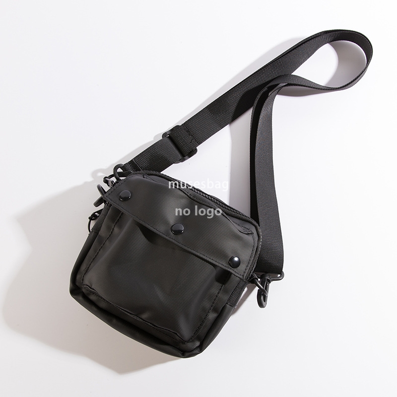 Japanese fashion brand small square bag men's waterproof casual small body bag personality fashion tooling mobile phone bag ins crossbody bag