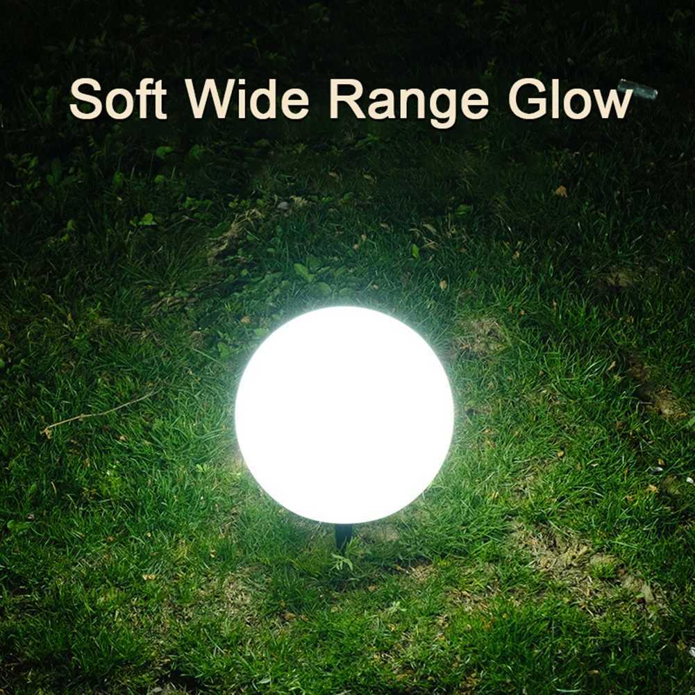 Garden Ball Light Solar LED Glowing Ball Light Waterproof Lawn Lamp Pool Toy Outdoor Party Wedding bar Lawn Pathway Yard Decor Y240816