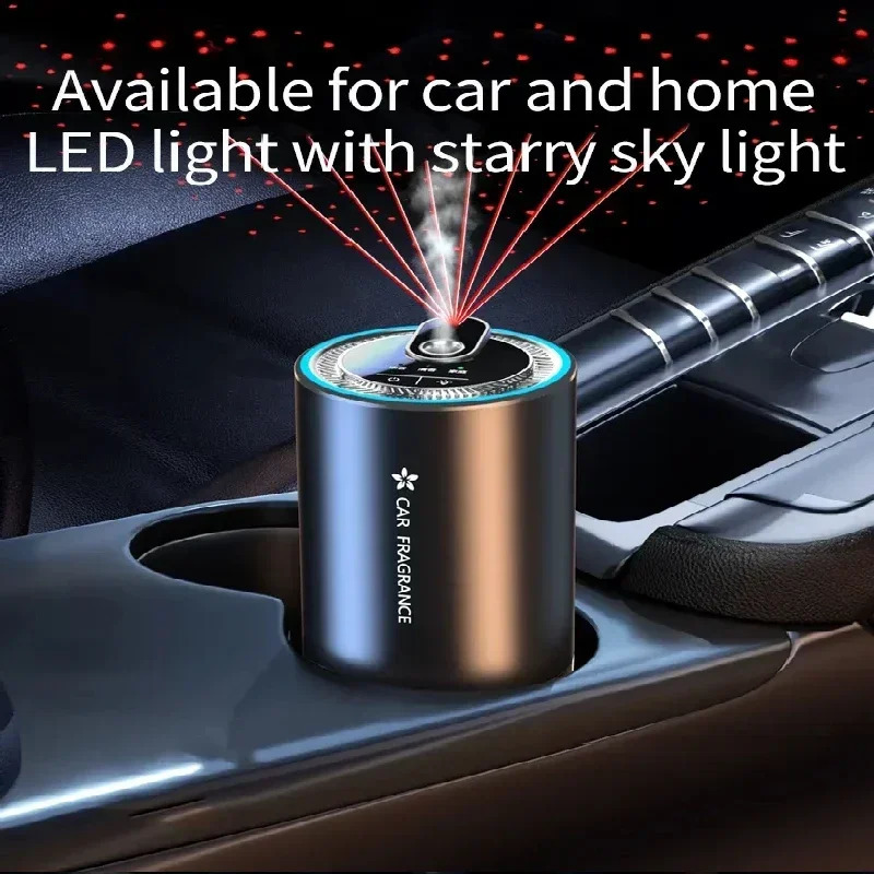 Smart Car Humidifier Essential Oil Diffuse Air Freshener Mini Diffuser Scent Aromatherapy with LED Colorful Light 240815