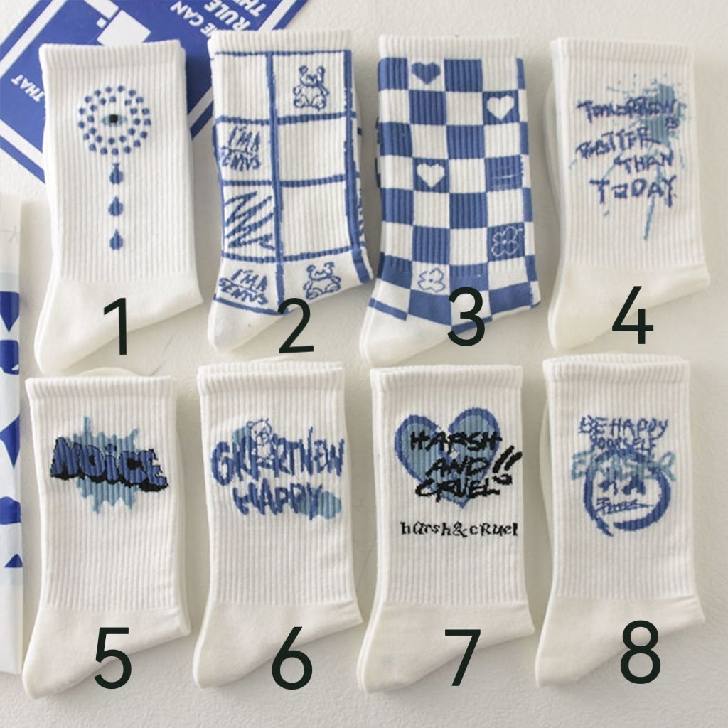 Socks for children mid length autumn and winter styles high beauty explosive street versatile long tube cute girls Instagram trendy high waisted bonel