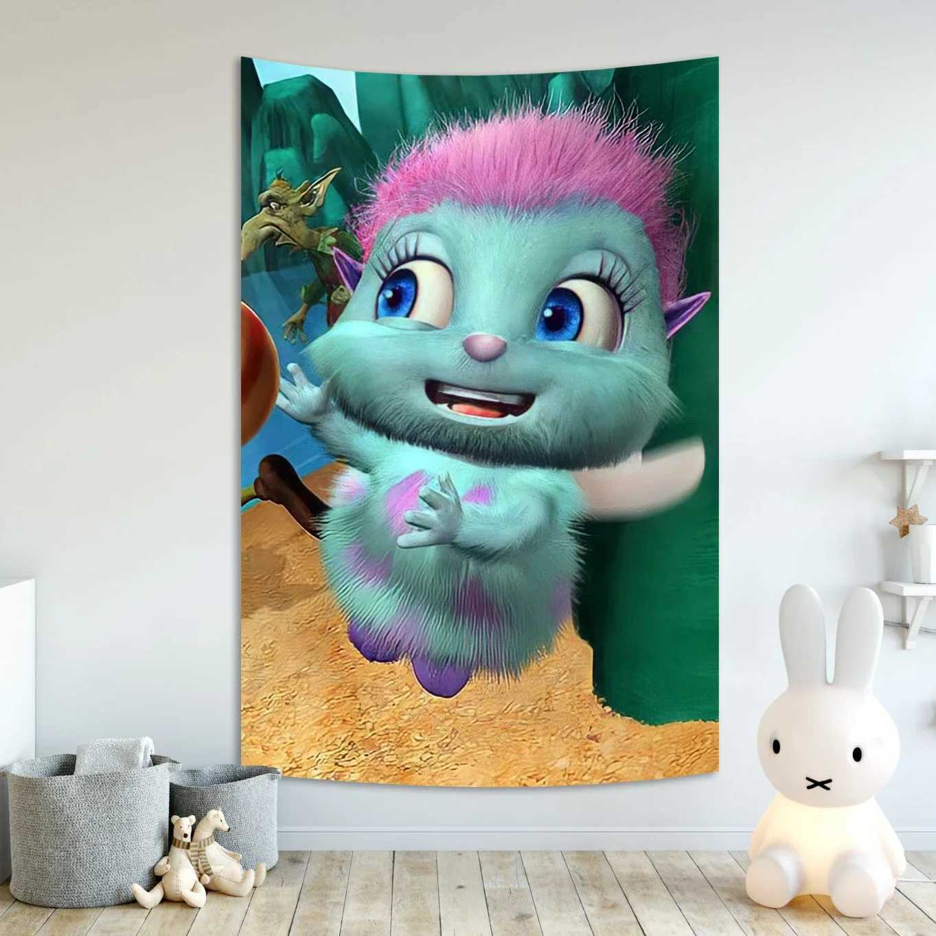 Funny Bibble Meme Wall Hanging Tapestry Asethetic Bedroom Decoration Background Cloth Y240816