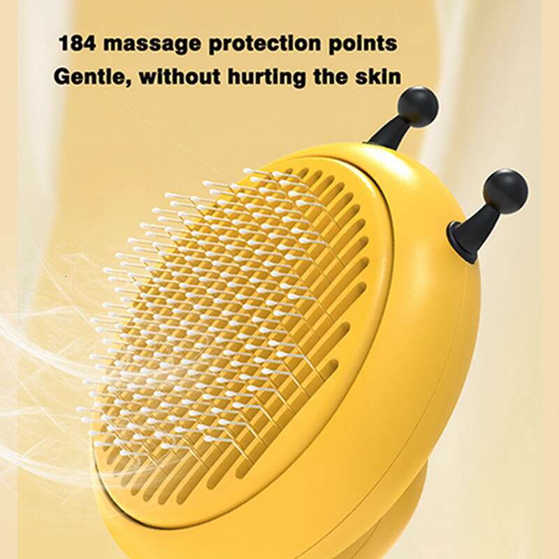 Pet Cleaning Grooming Product 2024 New Style Little Bee Comb Cat Dog Hair Remover Brush Stainless Steel Accesorries