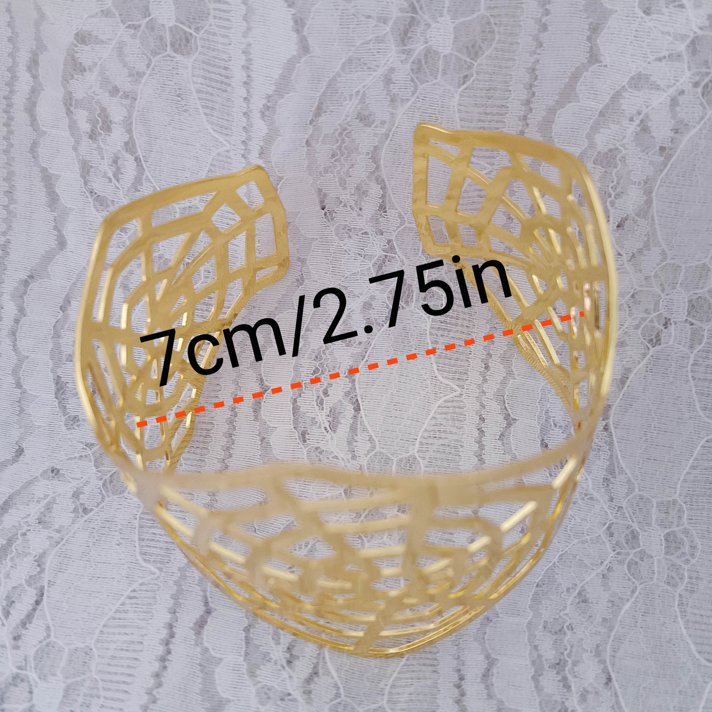 Arm Bracelet Creative Metal Spider Web Arm Bracelet Bracelet Can Be Used as Curtain Buckle Jewelry New Style