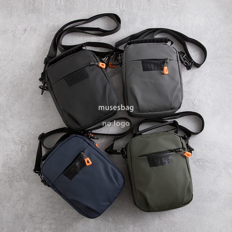 Korean version of casual men's small satchel mini mobile phone bag Fashion all small square bag ins tooling shoulder bag