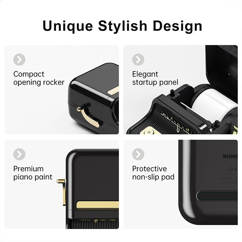 Niimbot B21 Mini Label Portable Printer for Mobile Adhesive Printer Stickers Wireless Bluetooth Label Price Label Manufacturer 240929
