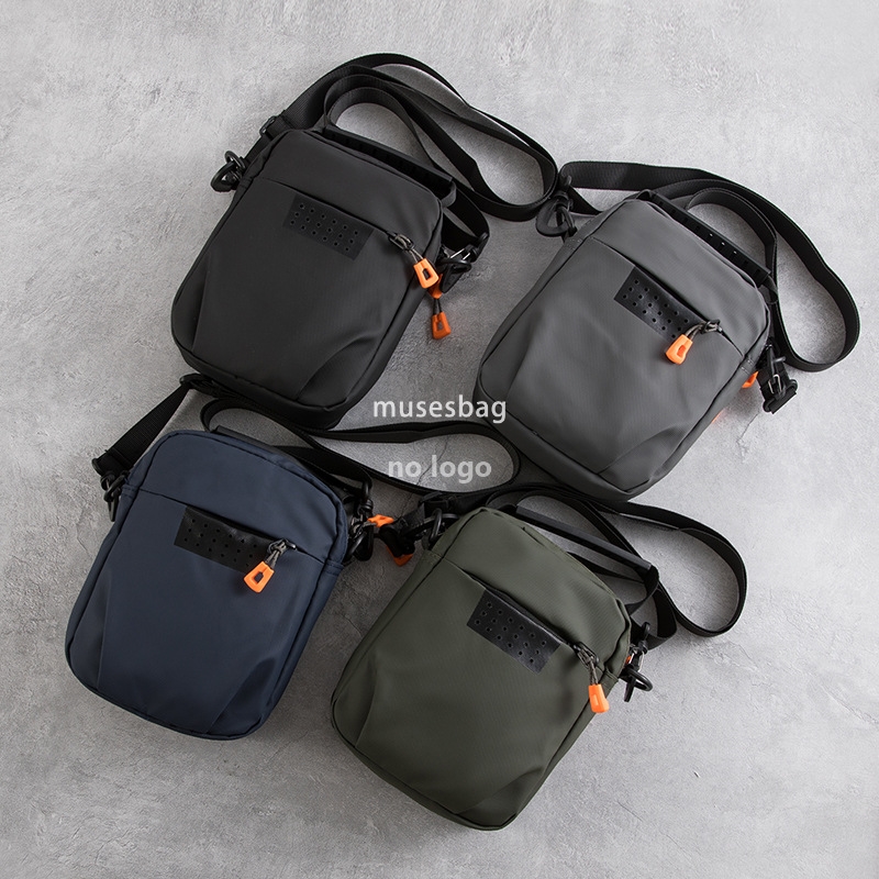 Korean version of casual men's small satchel mini mobile phone bag Fashion all small square bag ins tooling shoulder bag