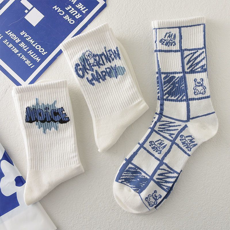 Socks for children mid length autumn and winter styles high beauty explosive street versatile long tube cute girls Instagram trendy high waisted bonel