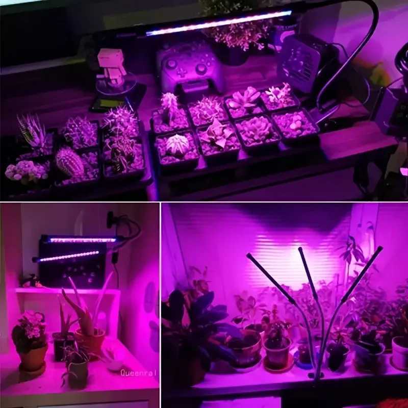 USB LED Grow Light Timed Full Spectrum For Plants Tent Greenhouse Hydroponics Growing System Indoor Grow Tent Plants GrowthLight Y240816