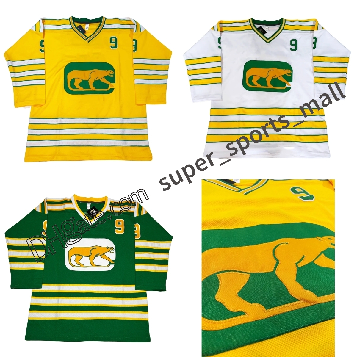 Chicago Cougars Retro Hockey Jersey Stitched Vintage Custom Any Name And Number