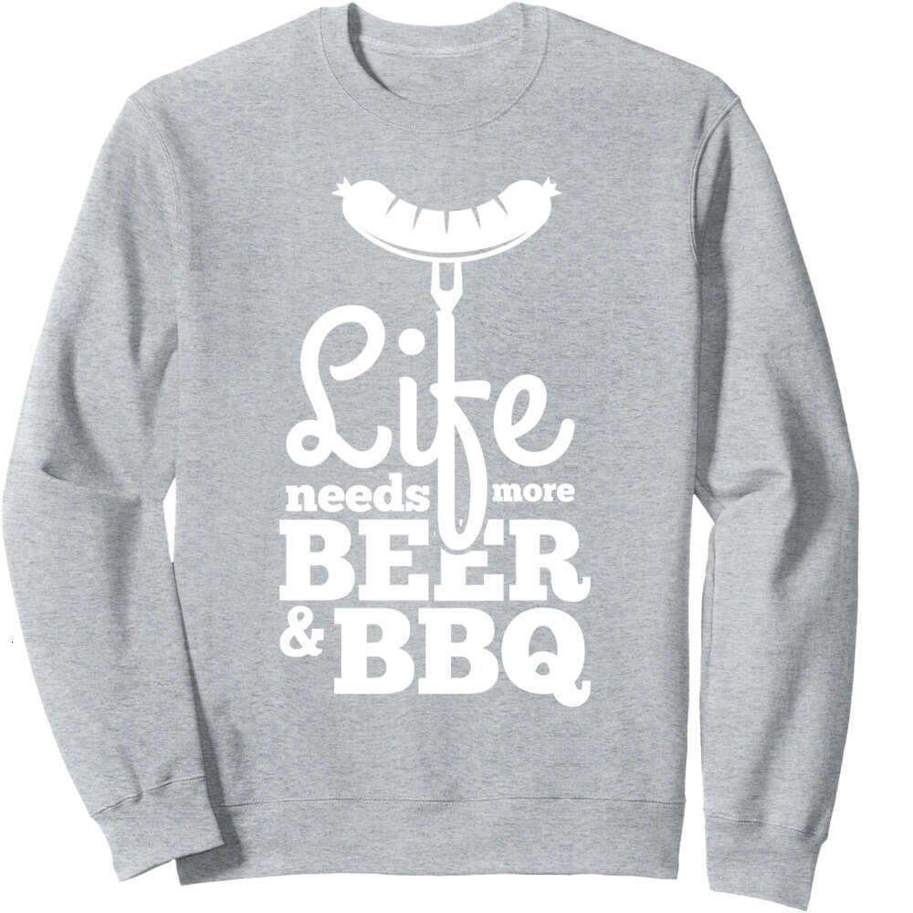Long Sleeve Shirts For Men Sweatshirt Barbeque Beer BBQ Lifestyle Fun Barbecue Gift Sweatshirt Graphic Tee Streetwear Casual Tops Clothes sweatshirts