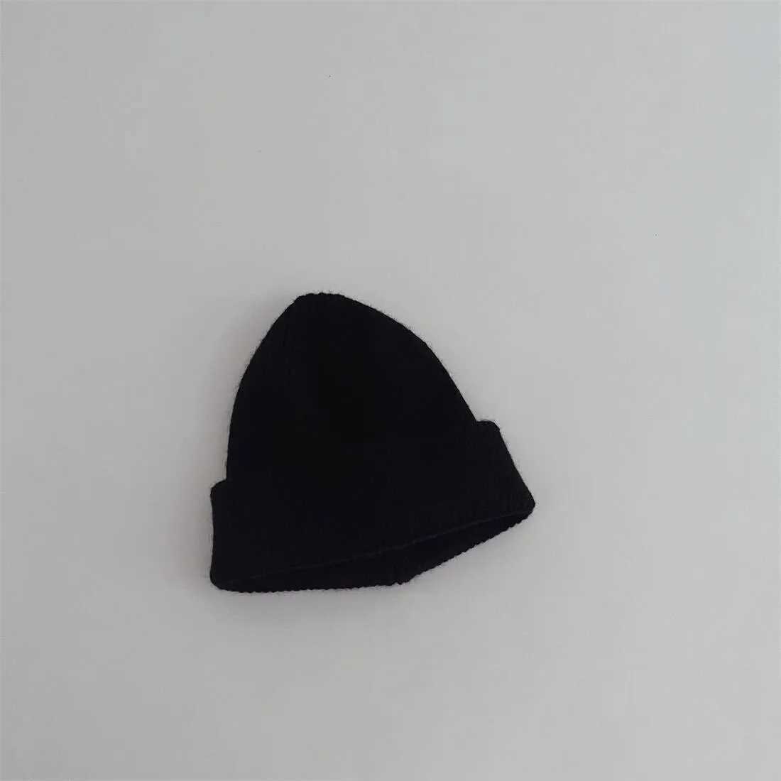 Autumn Winter Knitsuit Boy Girl Children Candy Color Solid Casual Knitted Hat Baby Warm Soft Cotton Cap Kid Fashion Kniting Caps LX241018