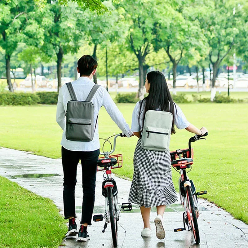 Ultrathin Mens Backpack School Bag Thin 15 Inch Laptop Man Women Waterproof Outdoor Business Work Small Backbag Back Pack 250121