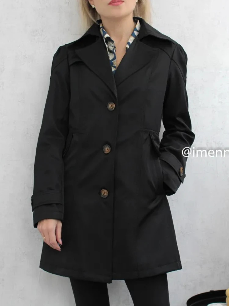 Fashion Casual Windproof Clothing Korean Edition Long Womens Top and Jacket Trench Coat 240814
