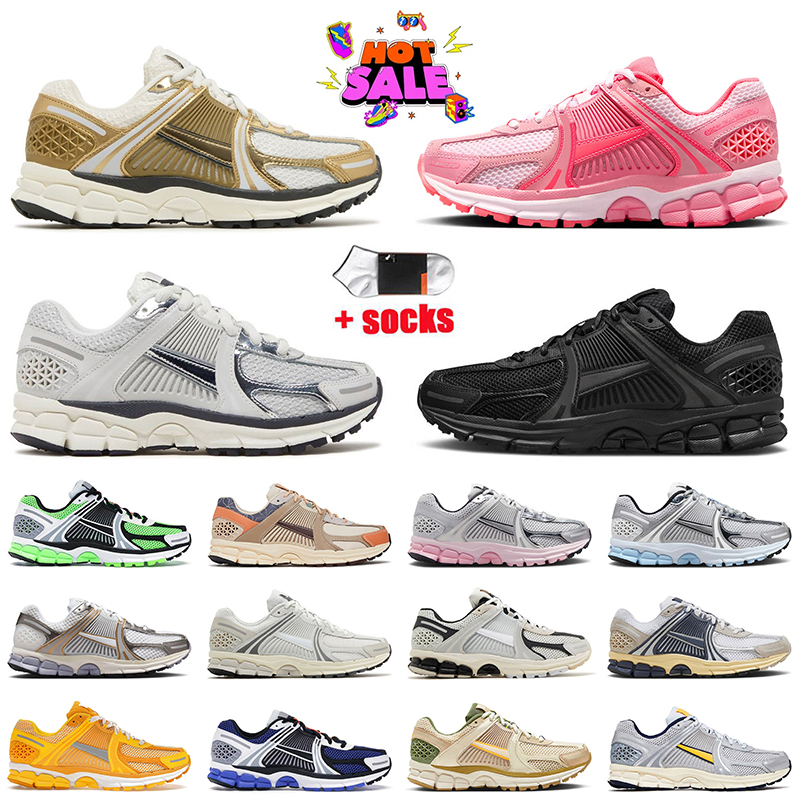 Vomero 5 Running Shoes Metallic Gold Silver Photon Dust Triple Black Pink Vast Grey Supersonic Oatmeal Mens Women Outdoor Cloud Runners Vomeros Sneakers Trainers