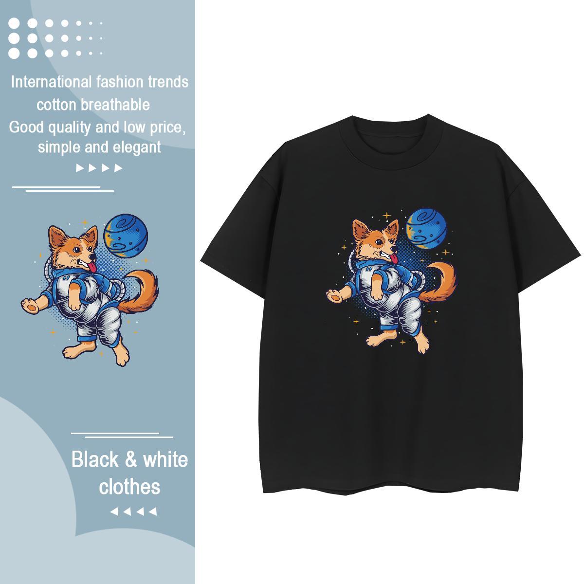 Designer T shirt Breathable 230g Pure Cotton Unisex Tshirts Custom Print Oversized dog Sports Street Wear Designer Nice Tees