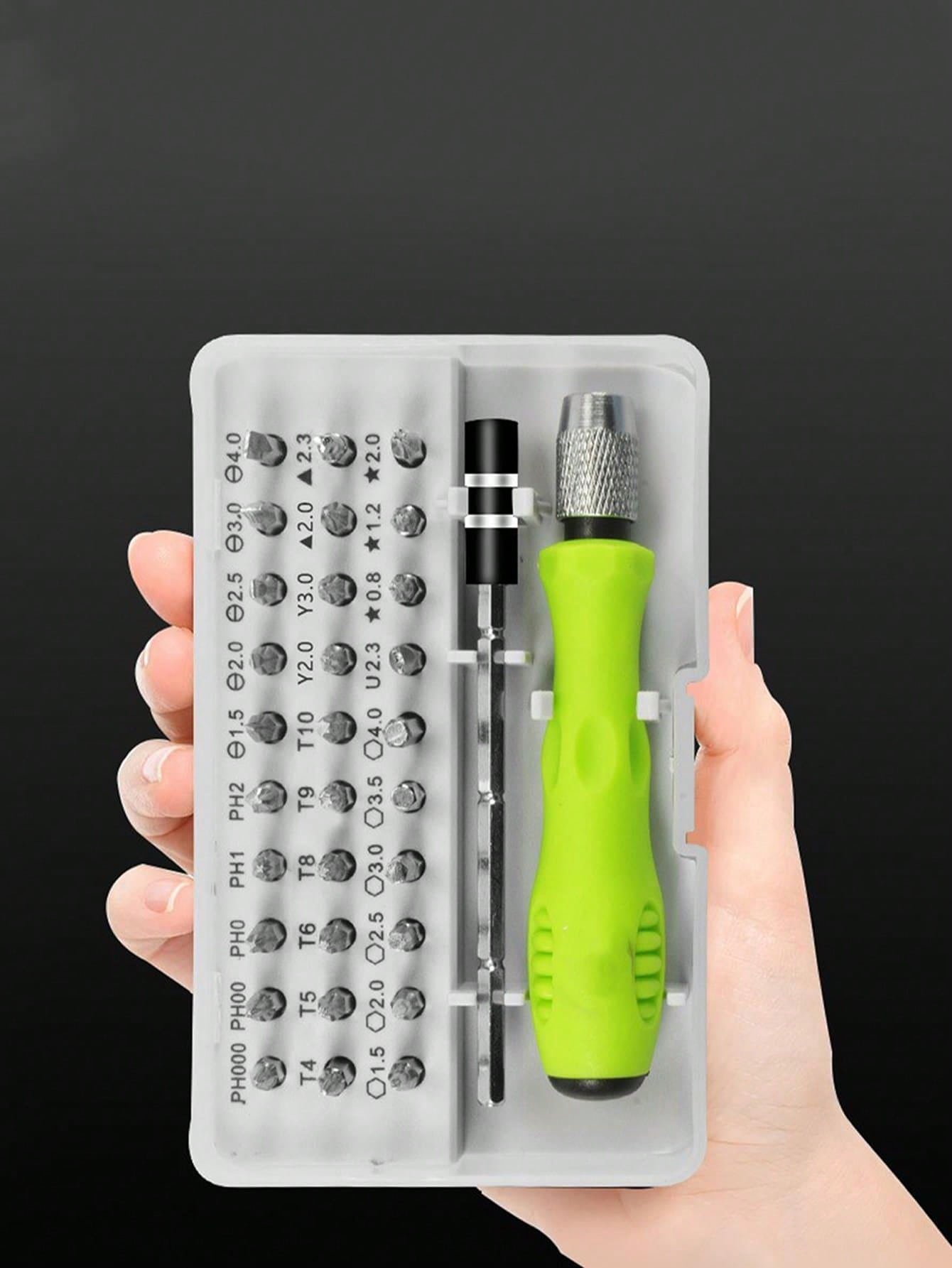 1pc32 in one multifunctional manual screwdriver car repair tool mobile phone repair screwdriver computer disassembly tool multifunctional