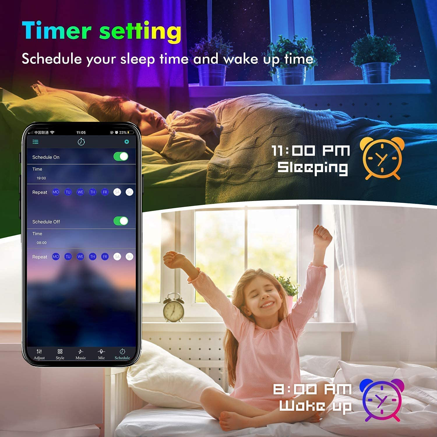 USB LED Strip Lights Infrared Bluetooth Control RGB5050 Music Sync Flexible DC5V Lamp for TV Backlight Christmas Decoration Gift