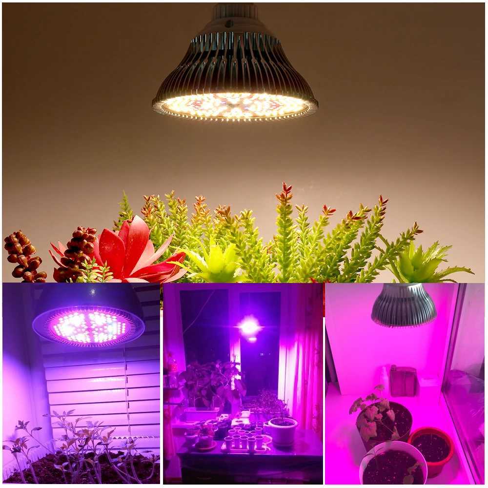 LED Grow Light 150Leds 200Leds Full Spectrum Sunlike E27 LED Growing Bulb For Indoor Hydroponics Flowers Plants LED Growth Lamp Y240816