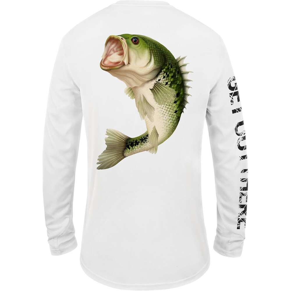 T shirt UPF 50+Fishing T-shirt Mens and Womens Long Sleeve - UV resistant, Lightweight shirts tshirt graphic tee Casual tops summer clothes Short slee