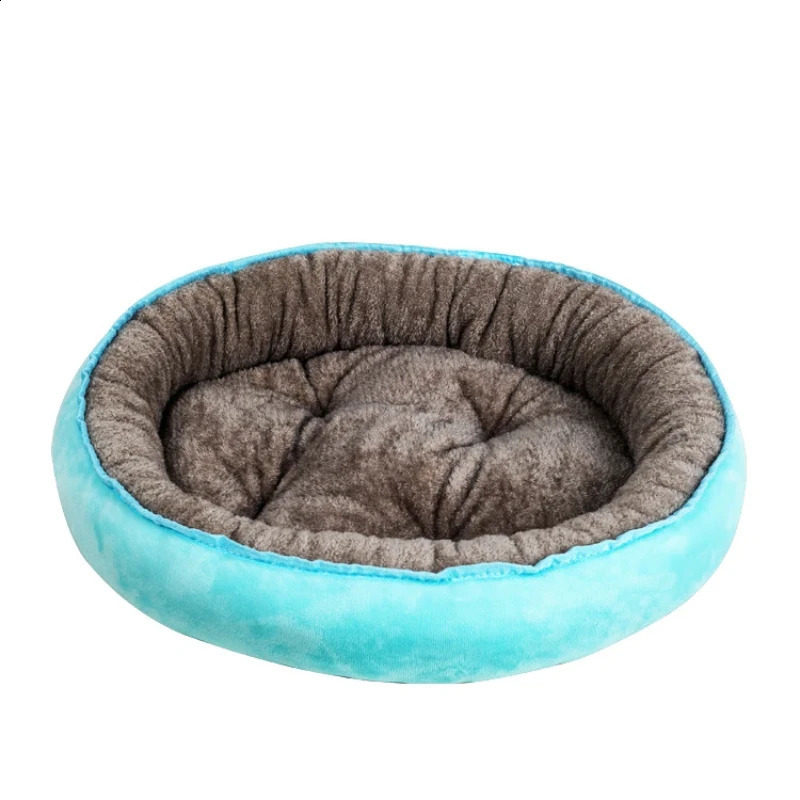 Round Dog Beds Sleeping Mat Soft Warm Kennel Bed Cushion for Small Medium Large Dog House Pad Pet Supplies cama para perro 240812