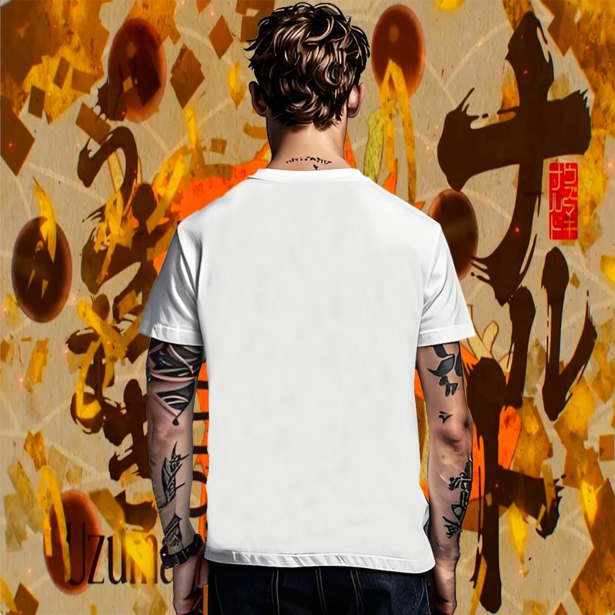2024 Summer Anime Printing Street Men Tops Tees happy Short Sleeve O-Neck 100% Cotton 230g T shirt Soft DIY Polos