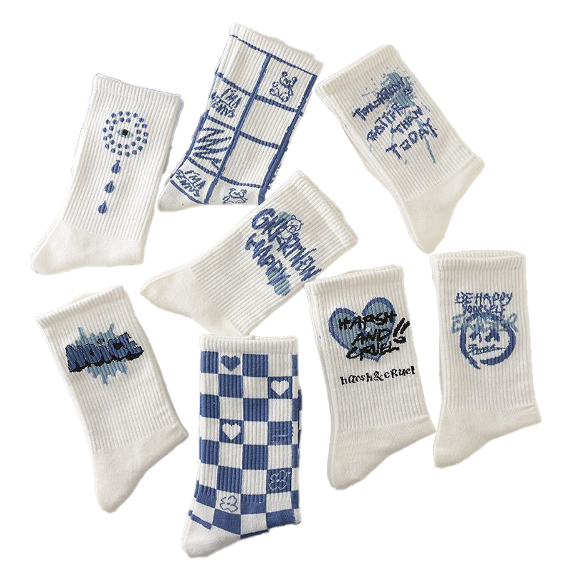 Socks for children mid length autumn and winter styles high beauty explosive street versatile long tube cute girls Instagram trendy high waisted bonel