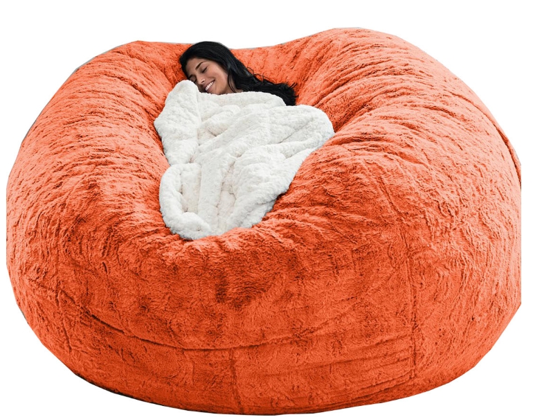 Oversized Cartoon Bean Bag Chair Cover, Soft Veet Fabric Lazy Gaming Sofa - 005 dh5727163