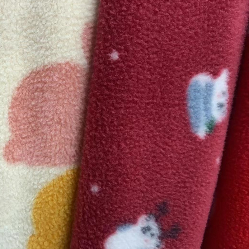 factory direct supply double-sided velvet knitted fabric printed fabric clothing fabric home textile fabrics