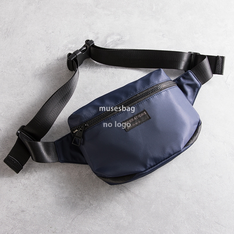 Men's multi-functional waist pack Fashion trend sports chest bag personality Oxford cloth waterproof crossbody bag street riding bag
