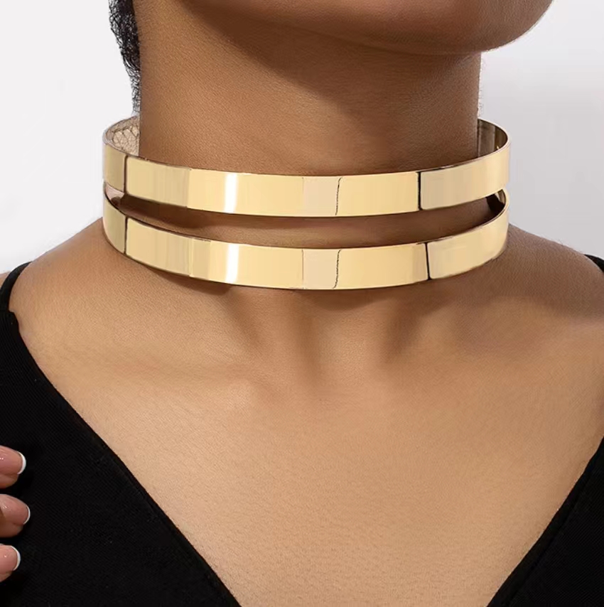 Necklaces high-end accessories clothing accessories accessories necklaces mirror gloss body collars various specifications